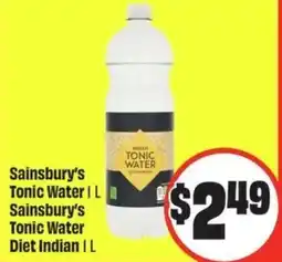 FreshCo Sainsbury's tonic water sainsbury's tonic water diet indian offer
