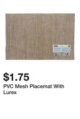 Dollarama PVC Mesh Placemat With Lurex offer