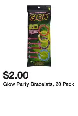 Dollarama Glow Party Bracelets, 20 Pack offer