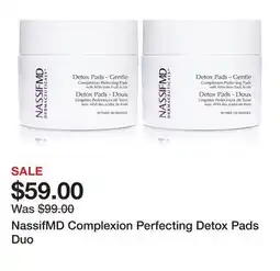 TSC Stores NassifMD Complexion Perfecting Detox Pads Duo offer