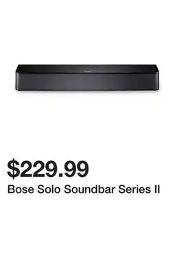 TSC Stores Bose Solo Soundbar Series II offer