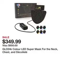 TSC Stores GLO24k Colour LED Super Mask For the Neck, Chest, and Décolleté offer