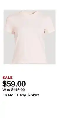 Holt Renfrew FRAME Baby T-Shirt offer