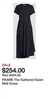 Holt Renfrew FRAME The Gathered Seam Midi Dress offer