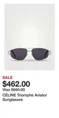 Holt Renfrew CELINE Triomphe Aviator Sunglasses offer