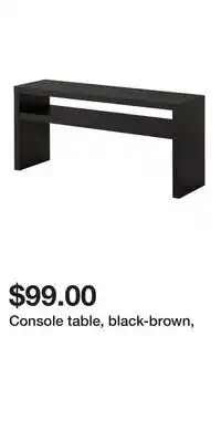 IKEA Console table, black-brown offer