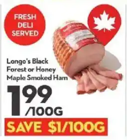 Longo's Longo's Black Forest or Honey Maple Smoked Ham offer