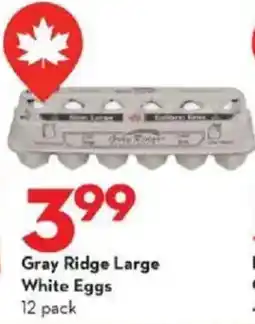 Longo's Gray Ridge Large White Eggs offer