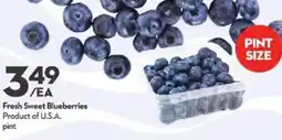Longo's Fresh Sweet Blueberries offer