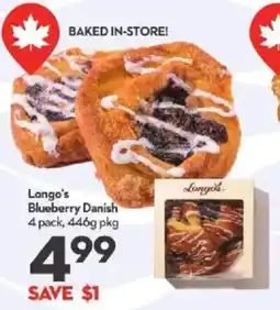 Longo's Longo's blueberry danish offer