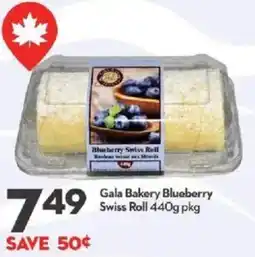 Longo's Gala Bakery Blueberry Swiss Roll offer