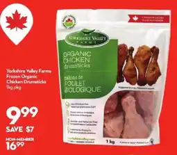 Longo's Yorkshire Valley Farms Frozen Organic Chicken Drumsticks offer