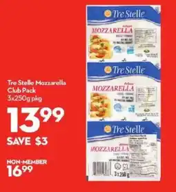 Longo's Tre Stelle Mozzarella Club Pack offer