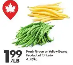 Longo's Fresh Green or Yellow Beans offer
