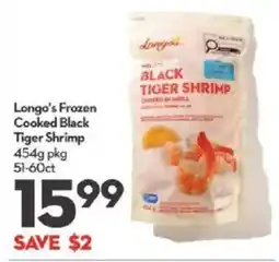 Longo's Longo's Frozen Cooked Black Tiger Shrimp offer