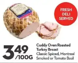 Longo's Cuddy Oven Roasted Turkey Breast offer
