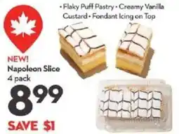 Longo's Napoleon Slice offer