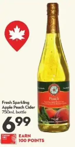 Longo's Fresh Sparkling Apple Peach Cider offer