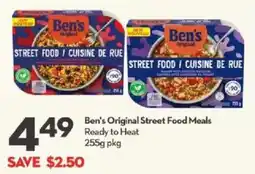 Longo's Ben's Original Street Food Meals offer