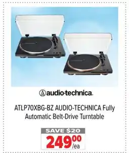 2001 Audio Video ATLP70XBG-BZ AUDIO-TECHNICA Fully Automatic Belt-Drive Turntable offer