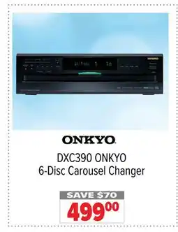 2001 Audio Video ONKYO 6-Disc Carousel Changer offer