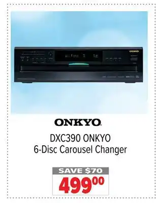 2001 Audio Video ONKYO 6-Disc Carousel Changer offer