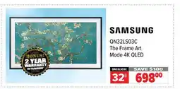 2001 Audio Video QN32LS03C The Frame Art Mode 4K QLED offer