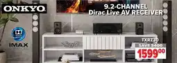 2001 Audio Video TXRZ30 - RECEIVER 9.2CH THX NETWORK offer