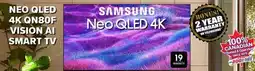 2001 Audio Video QN55QN80F - 55 NEO QLED 4K TIZEN OS SMART offer