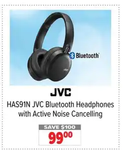 2001 Audio Video HAS91N JVC Bluetooth Headphones with Active Noise Cancelling offer