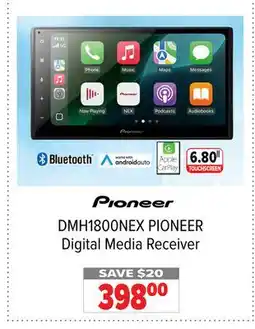 2001 Audio Video DMH1800NEX PIONEER Digital Media Receiver offer