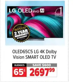 2001 Audio Video LG 4K Dolby Vision SMART OLED TV offer