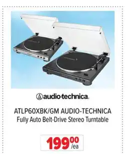 2001 Audio Video ATLP60XBK/GM AUDIO-TECHNICA Fully Auto Belt-Drive Stereo Turntable offer