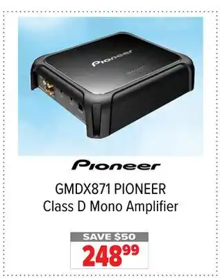 2001 Audio Video GMDX871 PIONEER Class D Mono Amplifier offer