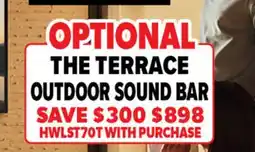 2001 Audio Video THE TERRACE OUTDOOR SOUND BAR offer