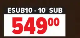2001 Audio Video ESUB10 ESSENTIALS SUBWOOFER 10 offer