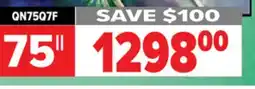 2001 Audio Video Samsung 75 QLED TV offer