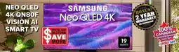 2001 Audio Video SAMSUNG 55 NEO QLED 4K QN80F VISION AI SMART TV offer