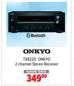 2001 Audio Video TX8220 ONKYO 2 channel Stereo Receiver offer