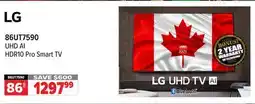 2001 Audio Video 86UT7590 UHD AI HDR10 Pro Smart TV offer