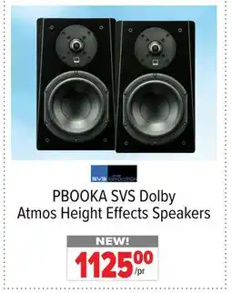 2001 Audio Video SVS Dolby Atmos Height Effects Speakers offer
