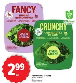 Metro VISION GREENS LETTUCES offer