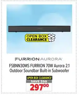 2001 Audio Video FSBNN30MS FURRION 70W Aurora 2.1 Outdoor Soundbar Built-in Subwoofer offer