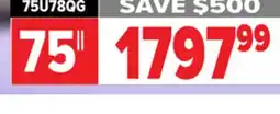 2001 Audio Video 75U78QG - 75 MINI-LED 165HZ 3000 NIT offer