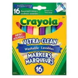 Staples Crayola Original Broad Line Markers - 10 pk offer