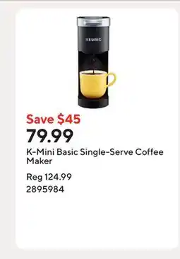 Staples K-Mini Basic Single-Serve Coffee Maker offer