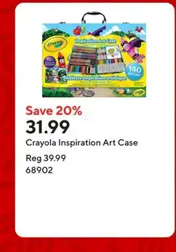 Staples Crayola Inspiration Art Case offer