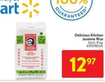 Walmart Delicious kitchen jasmine rice offer