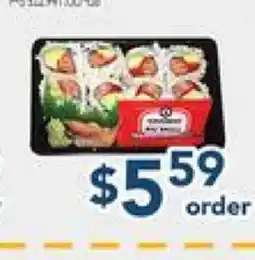 Oceans Fresh Food Market Alaska Roll offer
