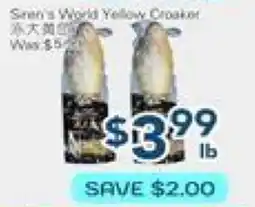 Oceans Fresh Food Market Siren's World Yellow Croaker offer